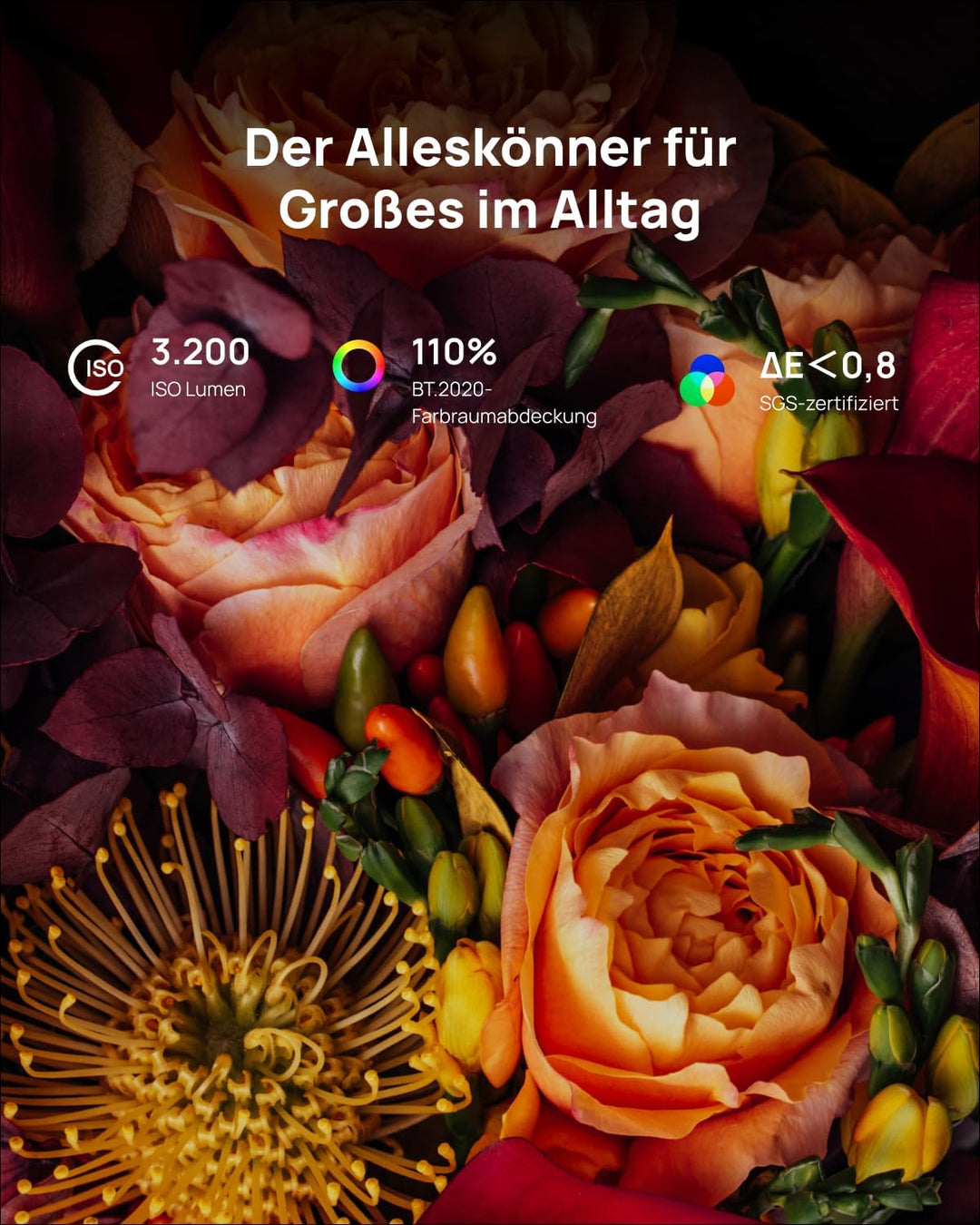 XGIMI Horizon 20 4K RGB Triple Laser Heimkino Beamer, 3200 ISO Lumen, Google TV mit lizenziertem Net