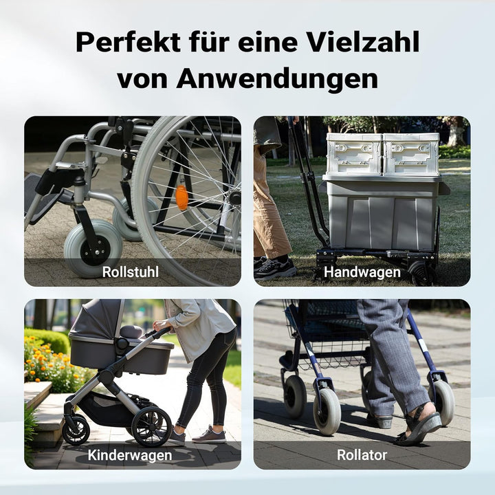 Rollstuhlrampe Rollirampe Auffahrschiene 2X faltbar Aluminium 183cm 270kg Kofferrampe