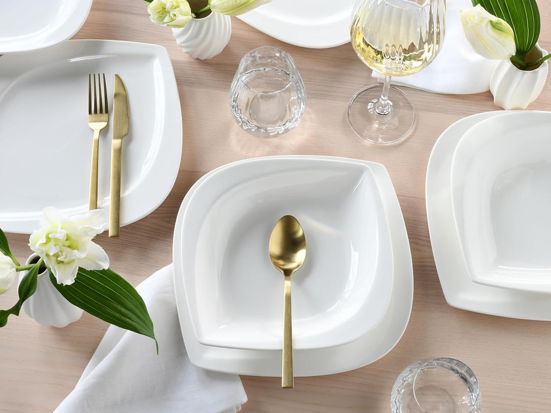 CreaTable, 18531, Serie Melbourne, Geschirrset, Tafelservice 12 teilig, Tafelservice 12 teilig