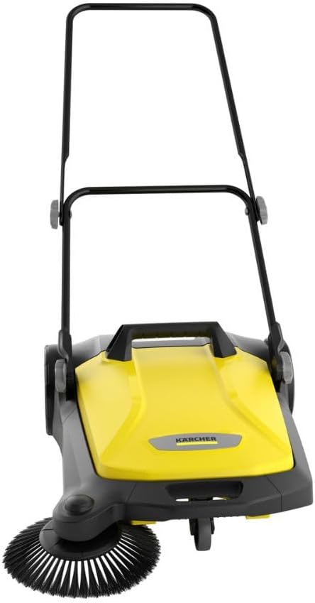 Kärcher Kehrmaschine S 4 (Flächenleistung: 1800 m²/h, 1 Seitenbesen, Kehrbehälter: 20 l, Arbeitsbrei