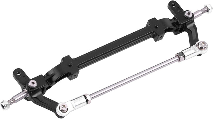 KIMISS Lesu 1/14 Aluminiumoy Lenkachse Aluminiumoyont End Lenkradachse für 1/14 RC Traktor LKW