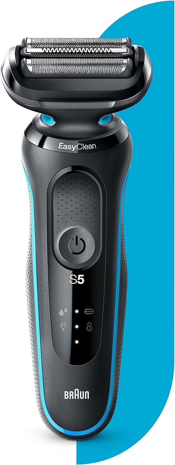 Braun Series 5 50-M1000s Elektrorasierer schwarz/mintgrün, 5 50-M1000s