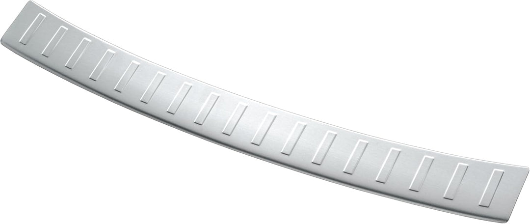 RECAMBO Ladekantenschutz Edelstahl matt gebürstet mit Textur - kompatibel für Toyota Avensis Kombi -