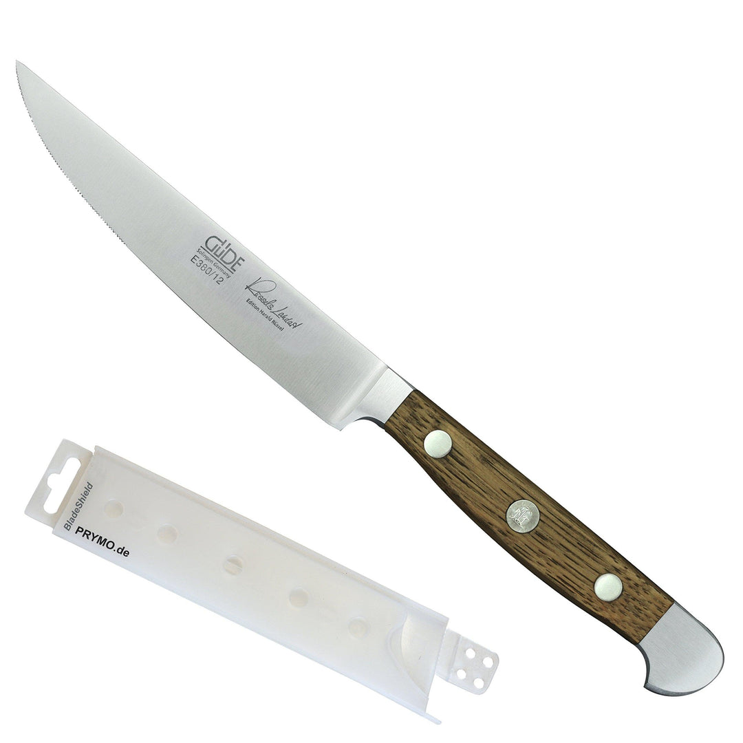 Güde Alpha Fasseiche Porterhouse Steakmesser 12 cm inkl. PRYMO.de® Klingenschutz