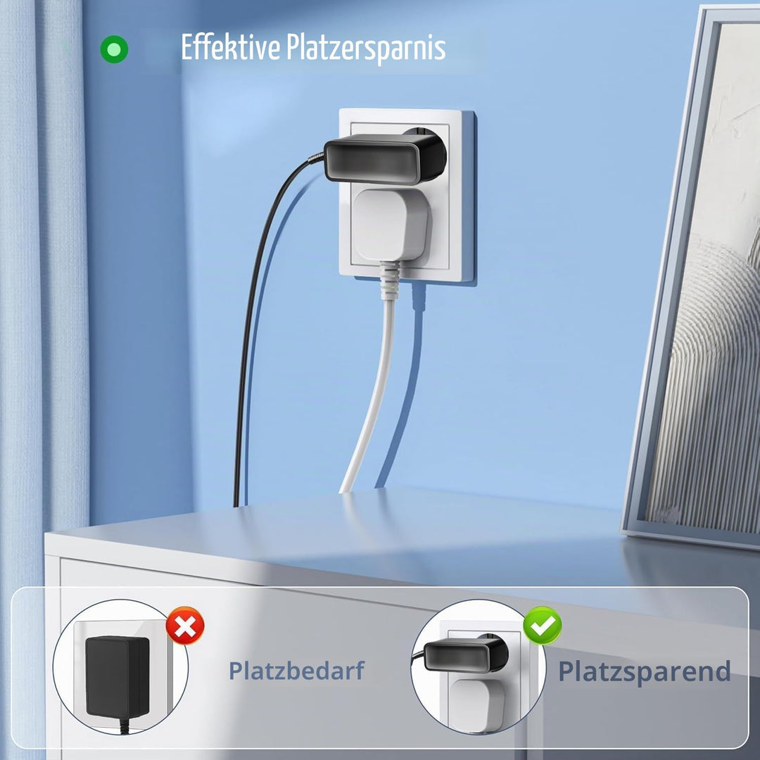 KFD Netzteil 24V 1,5A Ladegerät Ladekabel für Philips Lumea IPL 7000 Series CP9889/00 BRI921/00 BRI9