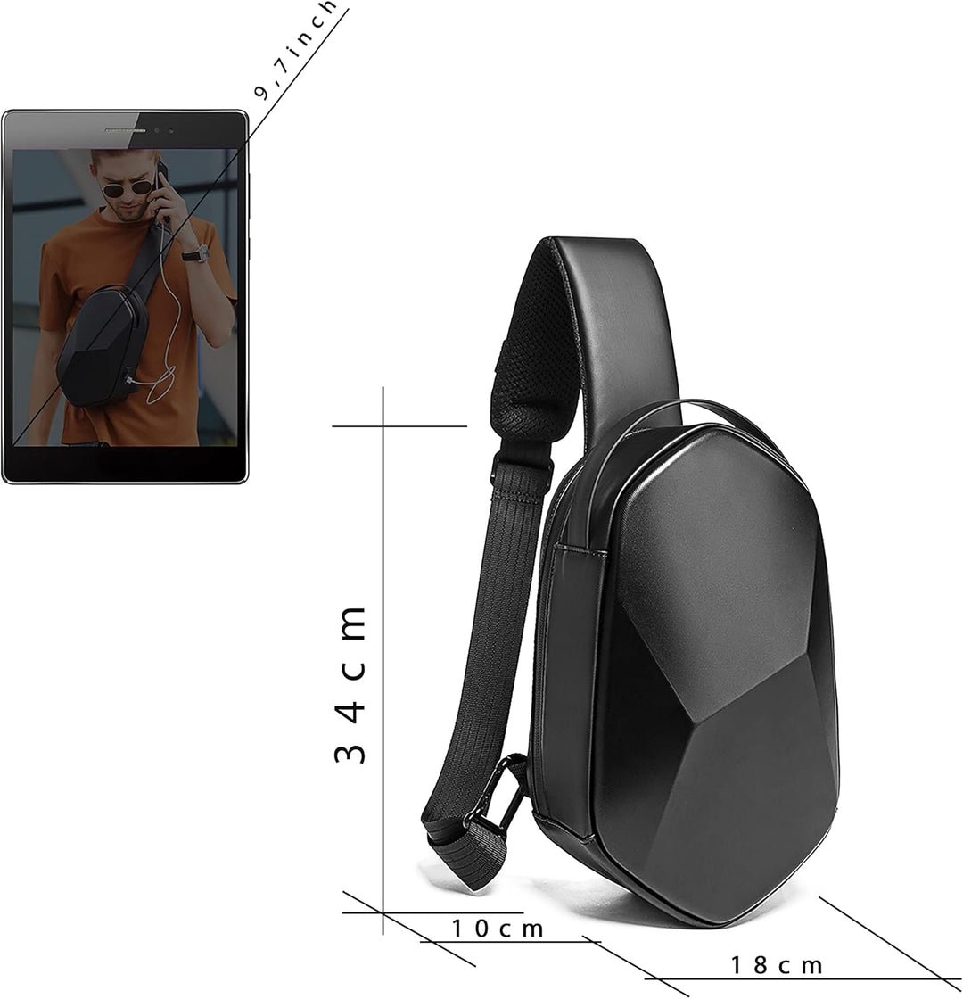 Arrivly Umhängetasche Damen und Herren Handtasche Crossbody Bag Männer Crossbag Schultertasche Brust