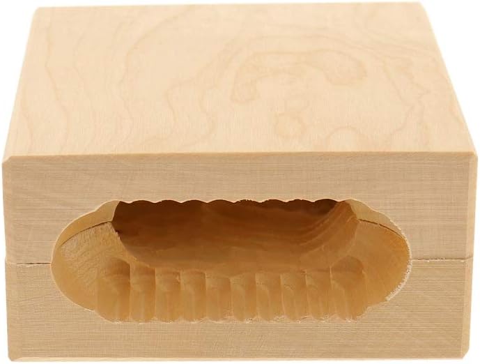 2x HOFMEISTER® Butter-Klappform, 2-teilig, Hahn, 12 cm, handgeschnitzt in Deutschland, Butterform zu