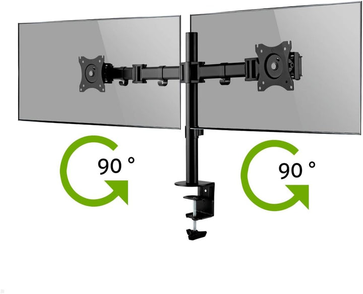 MTH011 schwenkbare Monitorhalterung für 2 Monitore bis 27Zoll
