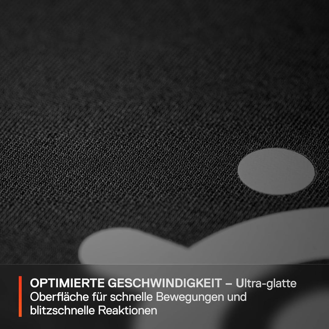 SteelSeries QcK L Performance Speed Gaming-Mauspad – Extradichte für sanftes Gleiten – Flache, abges