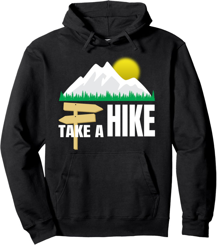 Wandern Bergsteigen Berge Wald Geschenk Hoodie Pullover Hoodie
