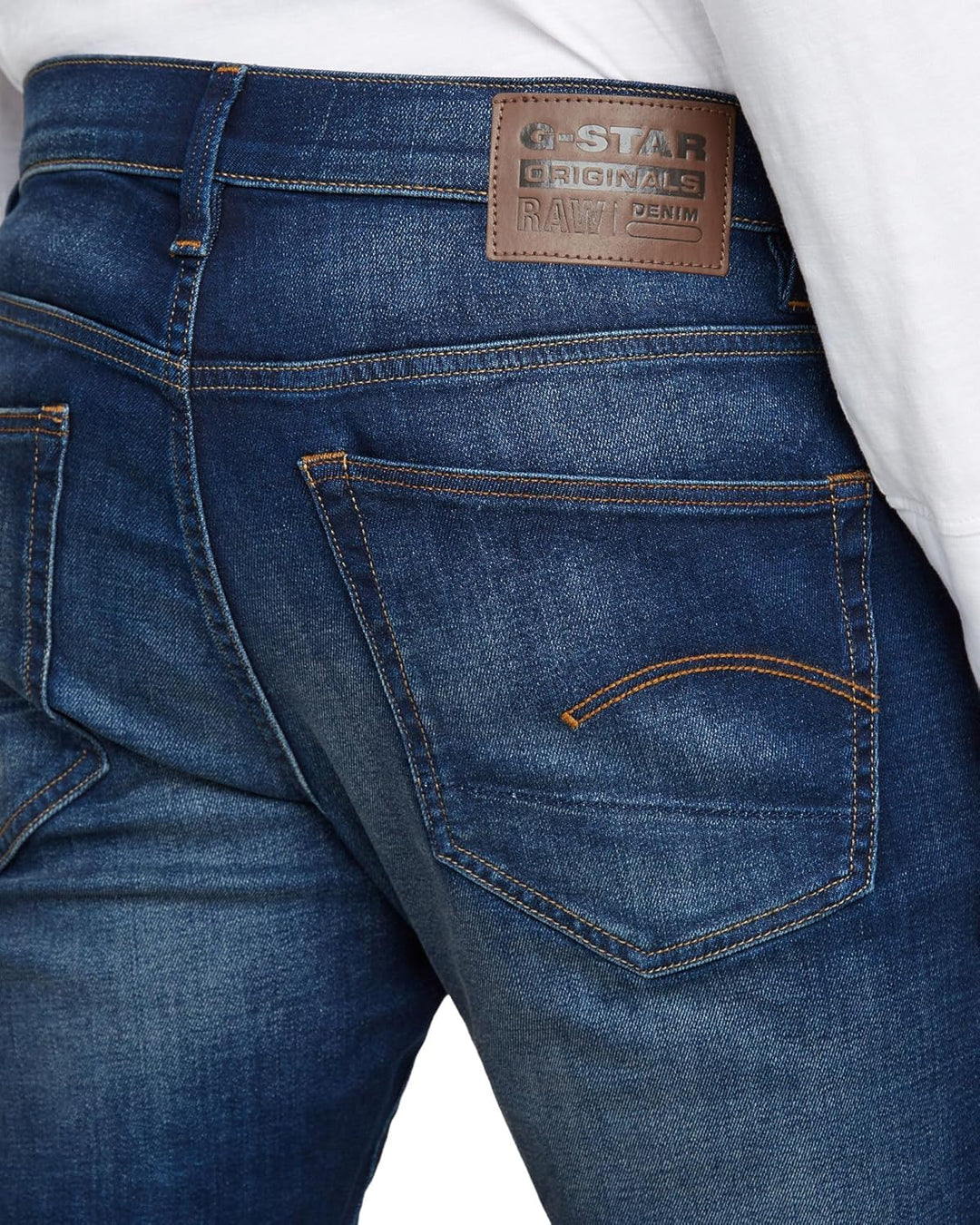 G-STAR RAW Herren 3301 Slim Jeans 26W / 30L Blau (Worker Blue Faded 51001-a088-a888), 26W / 30L Blau