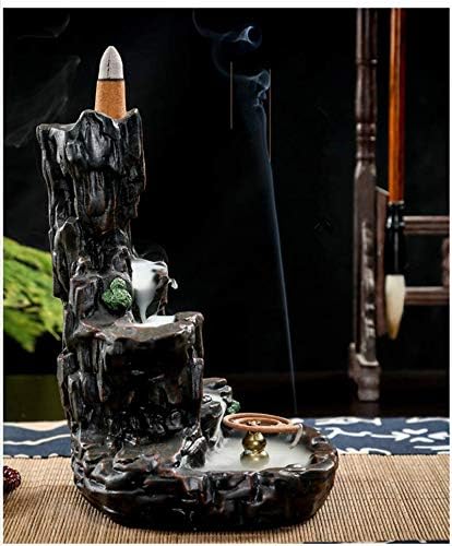 Räucherstäbchenhalter, Wasserfall-Räuchergefäss, Bergbehälter, Aromatherapie, Ornament, Heimdekorati