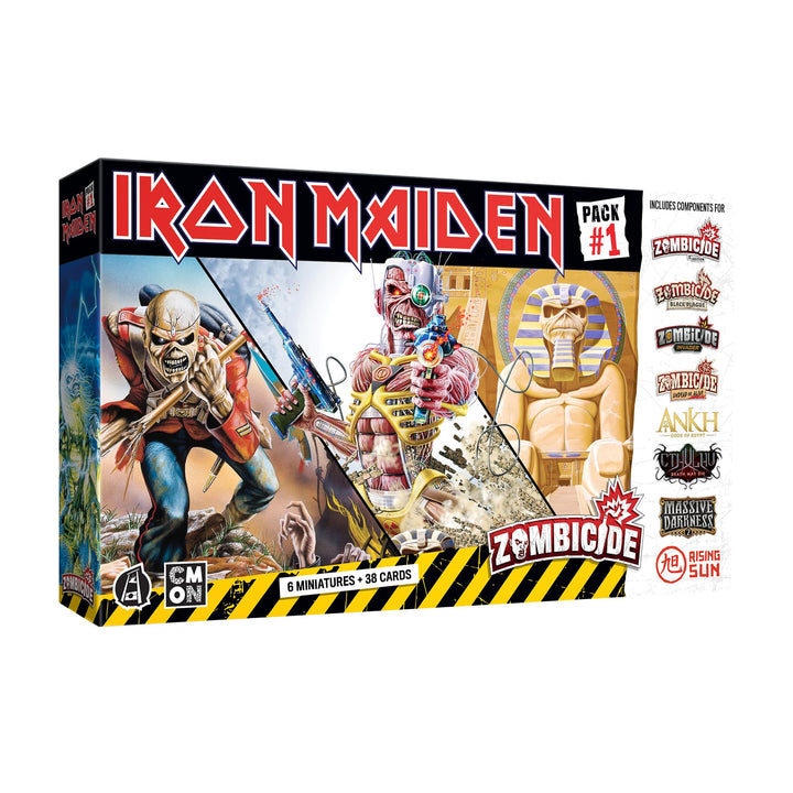 Zombicide Iron Maiden Character Pack #1 – Set von Iron Maiden Miniaturen, kompatibel mit Zombicide 2