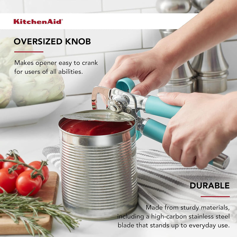 KitchenAid KO199OHAQA Gourmet Multifunktions-Dosenöffner, Einheitsgrösse, mattes Aqua Sky Einheitsgr