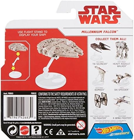 Star Wars Millennium Falcon aus "der letzte Jedi" Disney Star Wars Hot Wheels Mattel Flieger