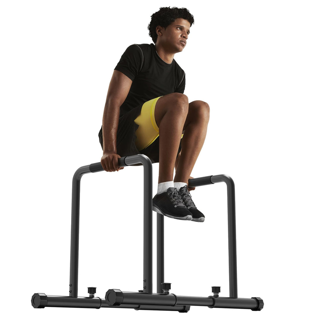 Dripex Verstellbare Dip Barren – 500 kg Dip-Station, tragbar und funktional dip stange, Fitness-Bar