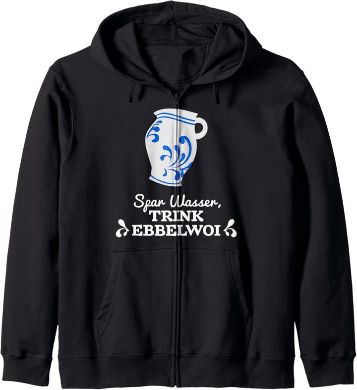 Lustig Apfelwein Bembel hessisch Geschenk Ebbelwoi Kapuzenjacke