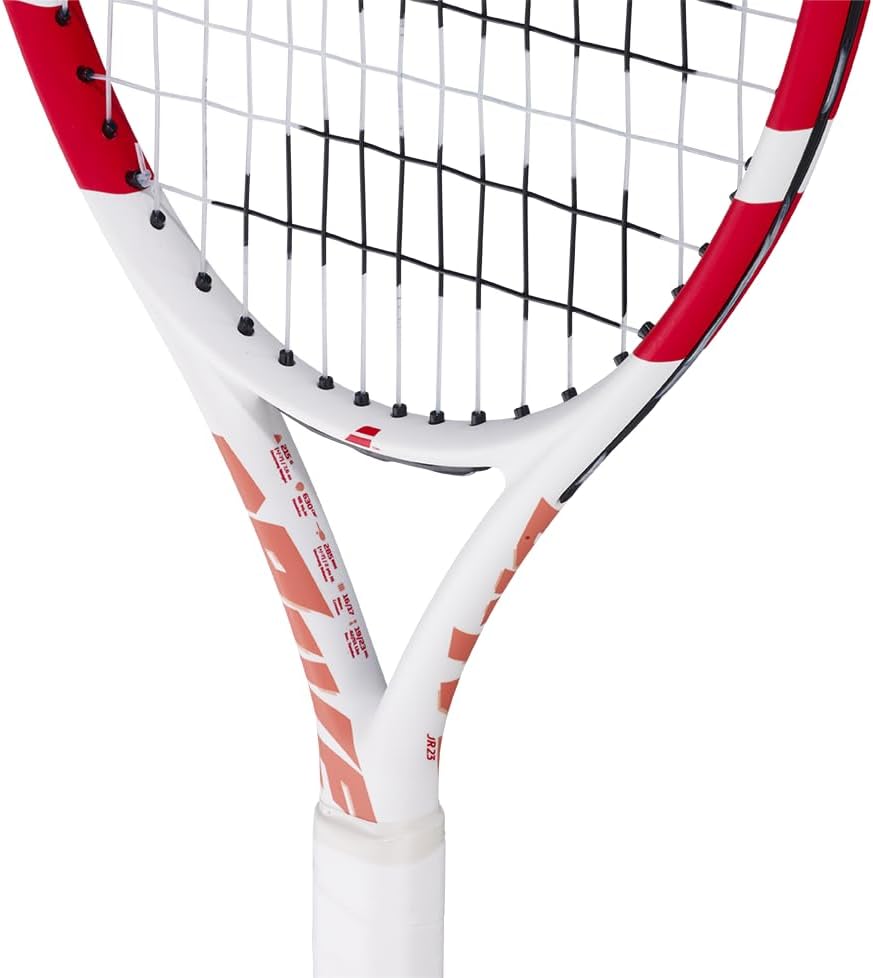 Babolat, Tennisschläger Modell Drive Junior, Einheitsgrösse, Blau/Rot, Leicht, Griff für kleine Händ