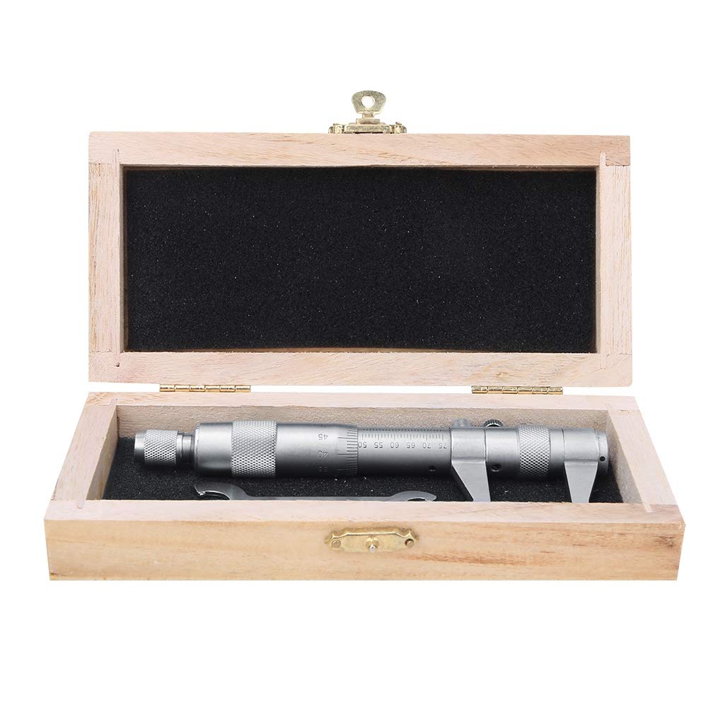 Okuyonic Innenmikrometer, 25-50mm/50-75mm Innendurchmesser Messwerkzeug Klare Laserbeschriftung Edel