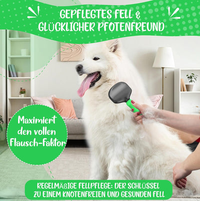 Testnote: Sehr gut - Softbürste verbesserte Version I Sanfte Fellpflege für Hunde, Welpen, Katzen, H