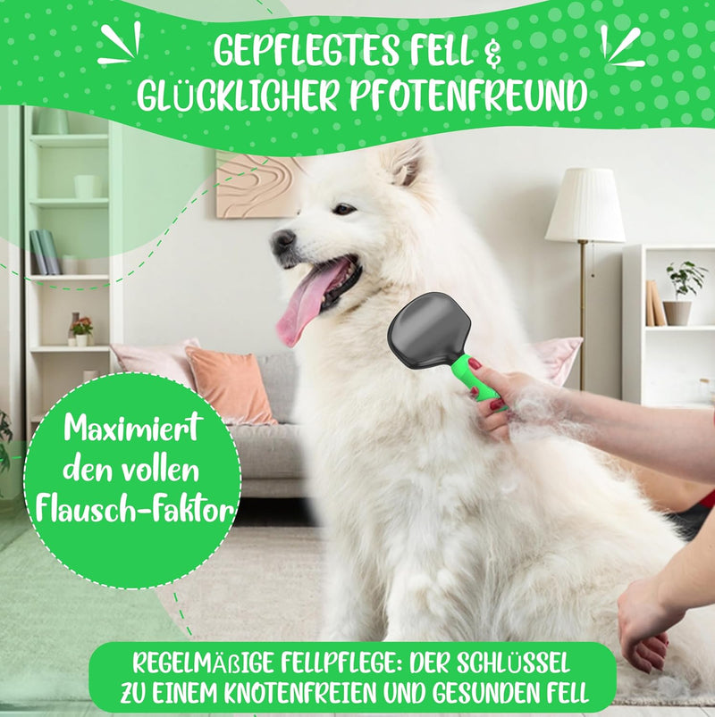 Testnote: Sehr gut - Softbürste verbesserte Version I Sanfte Fellpflege für Hunde, Welpen, Katzen, H