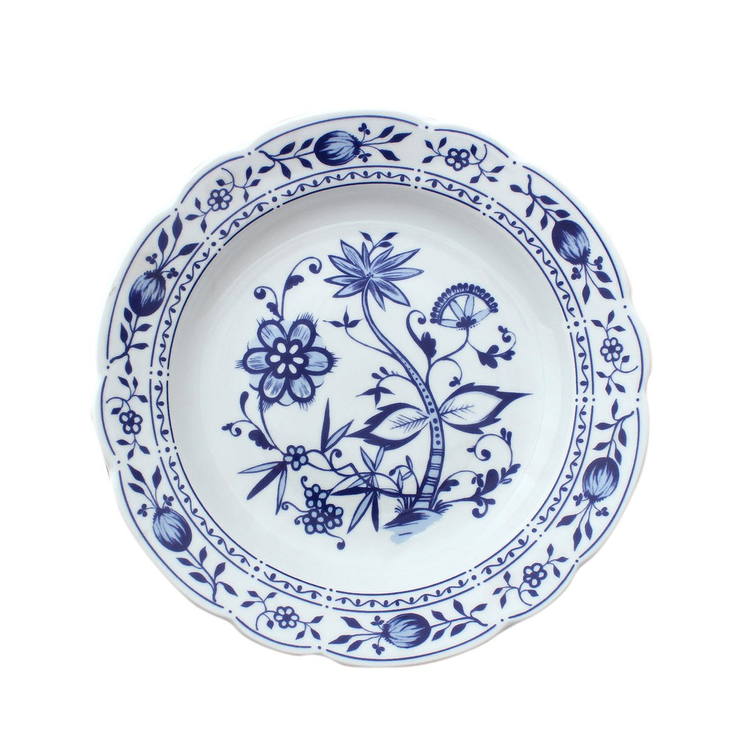 Eschenbach Porzellan Group Romantika Zwiebelmuster Teller tief 22 cm, Porzellan, 1 x 1 x 1 cm