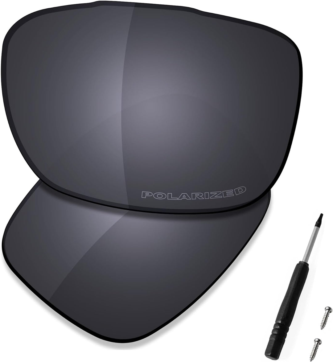 Saucer Premium Ersatzgläser für Oakley TwoFace OO9189 Sonnenbrillen High Definition - Shield Black P