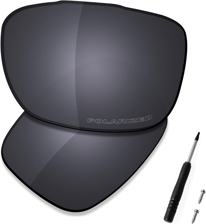 Saucer Premium Ersatzgläser für Oakley TwoFace OO9189 Sonnenbrillen High Definition - Shield Black P