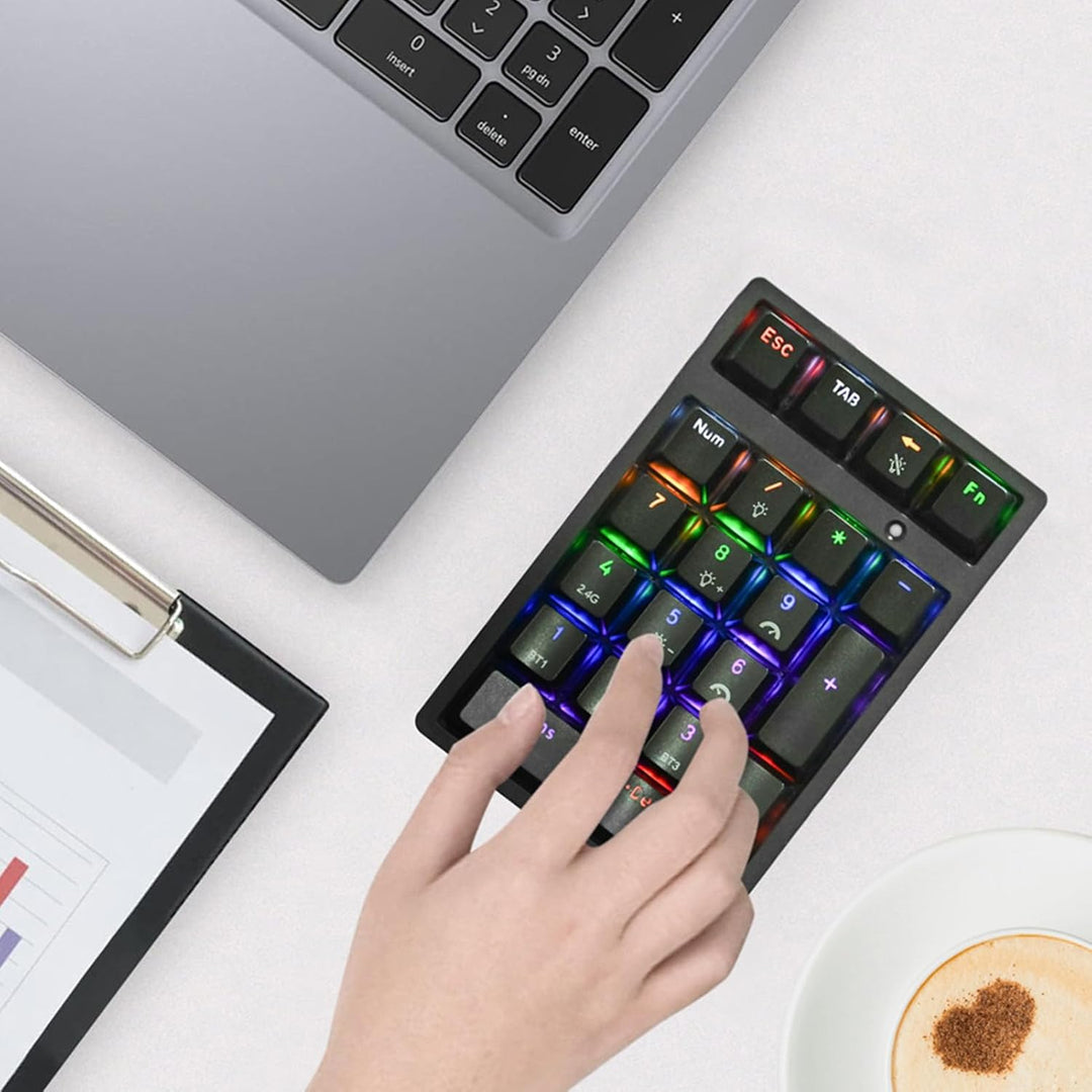 Generisch Zahlenblock | USB Mechanische Kompakte,21 Tasten Nummernblock,Für Laptop Computer, Desktop