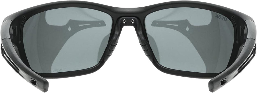 uvex Unisex Sportstyle 232 P Sportbrille (1er Pack) Einheitsgrösse Black Mat/Silver, Einheitsgrösse
