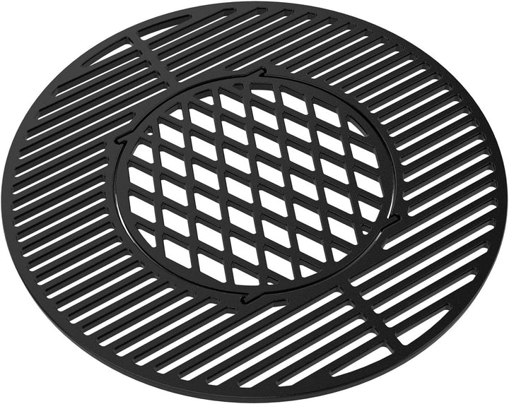 Onlyfire Kompletter Gusseisen-Grillrost System Sear Grate für Weber 57 Kugelgrill, Gusseisen