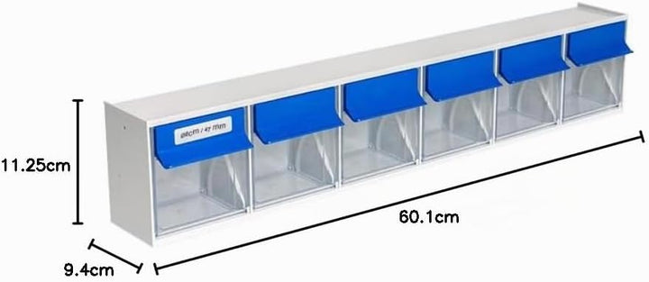 hünersdorff Klarsichtbehälter/Aufbewahrungsbox/Riegel für ein optimales MultiStore-Lagersystem im Ba