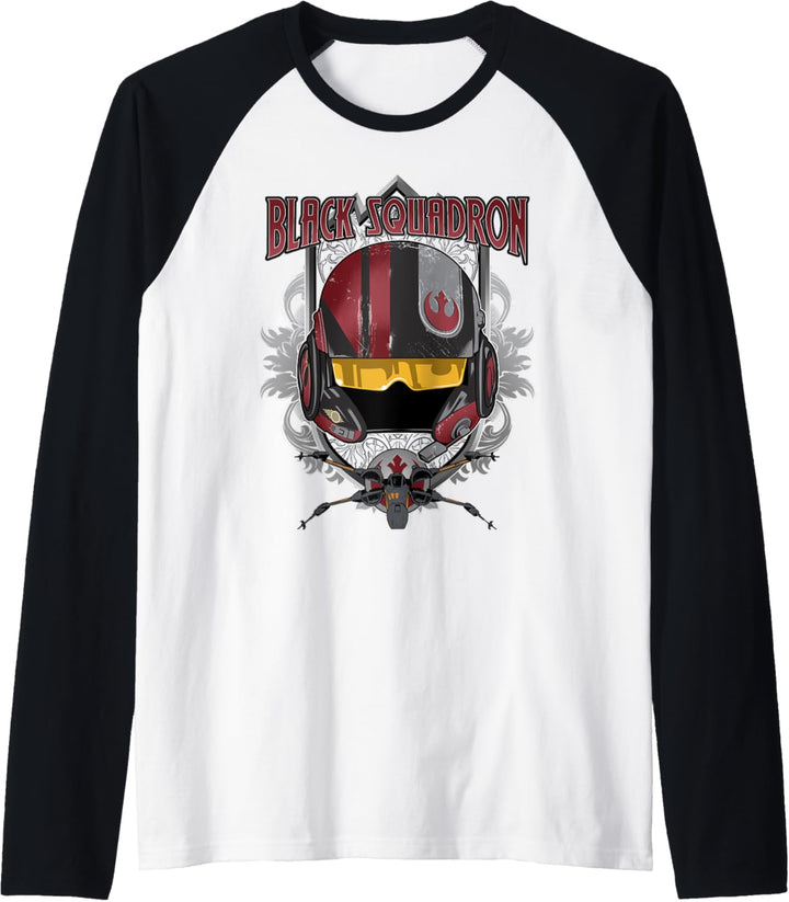 Star Wars Black Squadron Helmet And X-Wing Raglan
