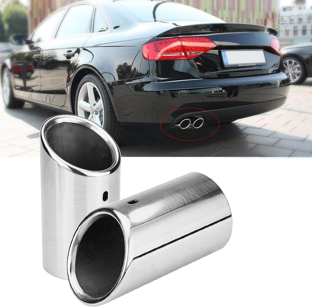 A4 B8 Bj 2013 Cjc Motor Auspuffblende - Auto Innen Und Au?En 1 Paar Edelstahl Auspuff Schalld?Mpfer