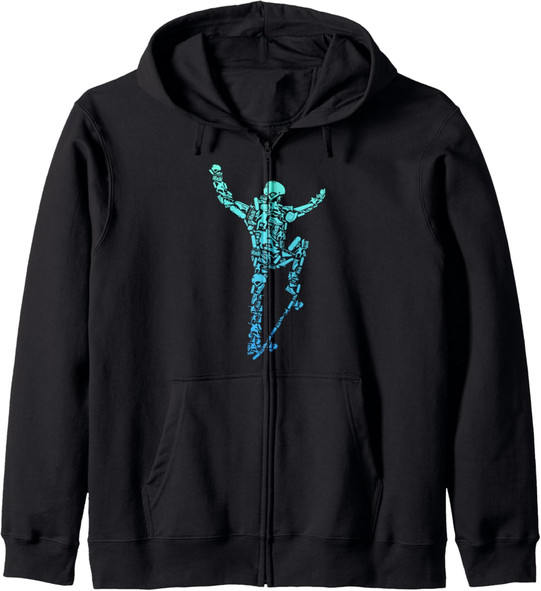 Skater Skateboard Stunt Skater Jungen Kinder Kapuzenjacke