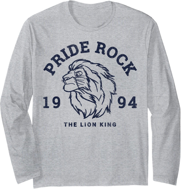 Disney The Lion King Simba Pride Rock 1994 Logo Langarmshirt