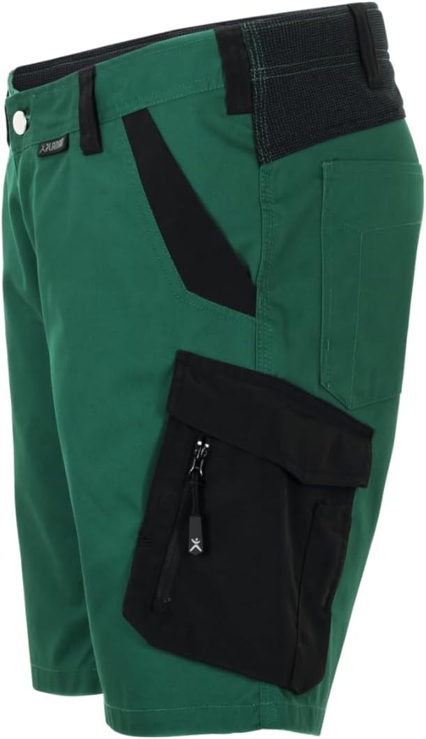 Planam Damen Norit Damen Bundhose Cargo (1er Pack) 34 Grün/Schwarz, 34 Grün/Schwarz