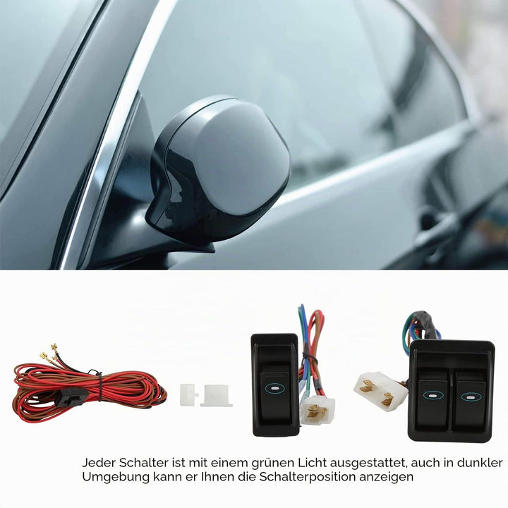 Universeller Auto-Fensterheber-Schalter, 5 Stück Universal-Auto-Fensterheber-Schalter-Regler-Kit Aut