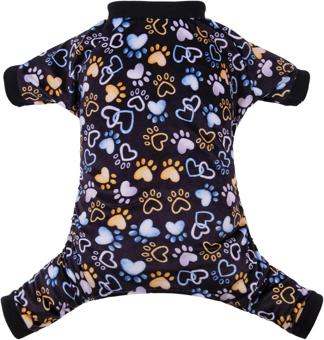 CuteBone Hund Pyjamas Kostüme Fleece Haustier Kleidung Welpen Onesie Winter Urlaub Cute Katze Jammie