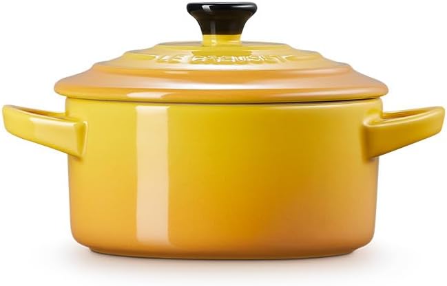LE CREUSET Mini-Cocotte aus Steinzeug, 200 ml, 10 x 5 cm, Nectar, 71901106720100 Ofenrot, Ofenrot