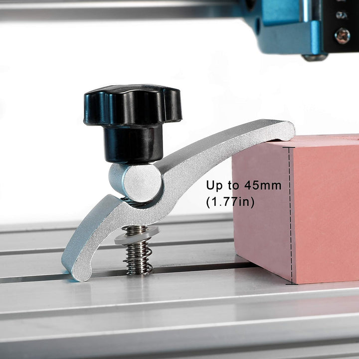 Genmitsu 2 Stück T-Track Mini-Halteklammer, CNC-Fräsklemme für Holz- und Metallbearbeitung, kompatib