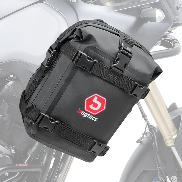 Bagtecs Motorrad Sturzbügeltasche für Schutzbügel K4 wasserdicht 10 Liter, 10 L