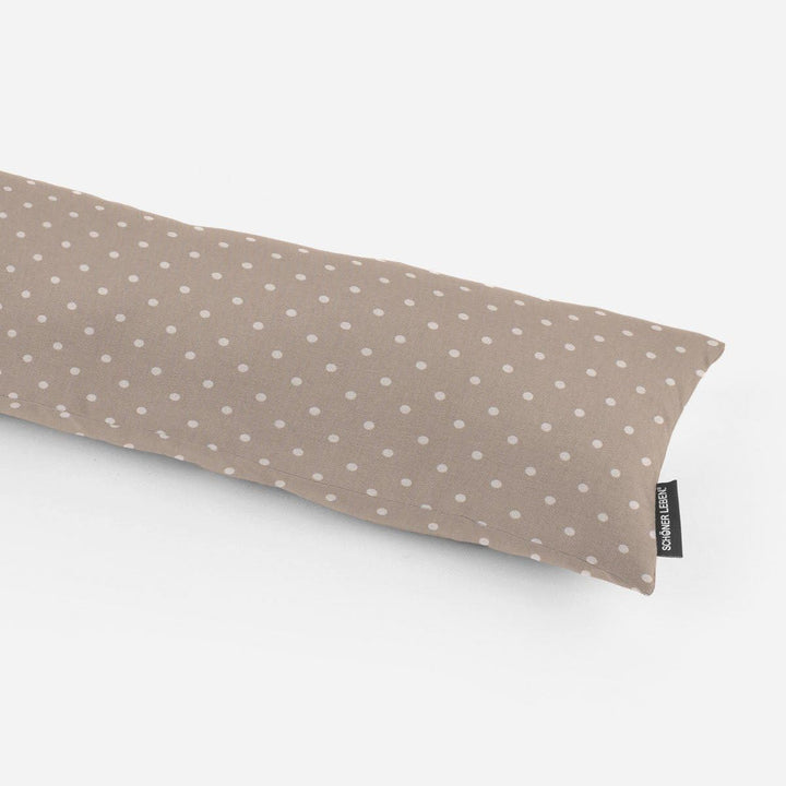 SCHÖNER LEBEN. Zugluftstopper Punkte grau weiss Verschiedene Grössen, Auswahl:100cm Länge ca. 100x15