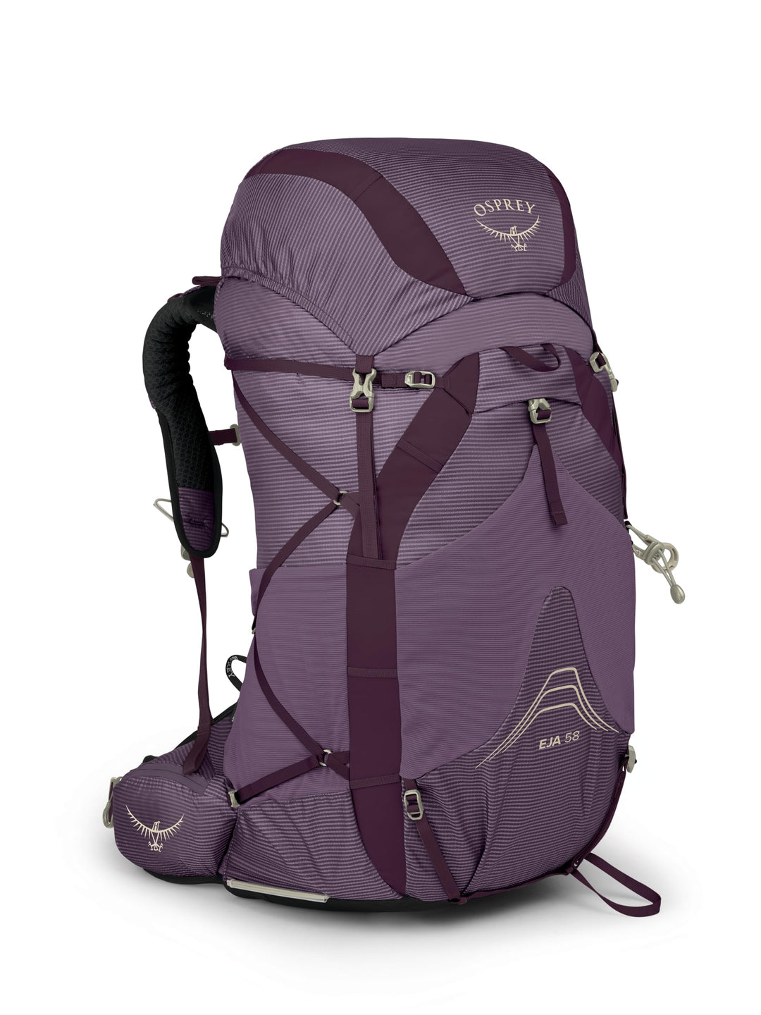 Osprey Damen Eja 58 Ultraleichter Rucksack-Rucksack WM/L Lila Abenddämmerung, WM/L Lila Abenddämmeru