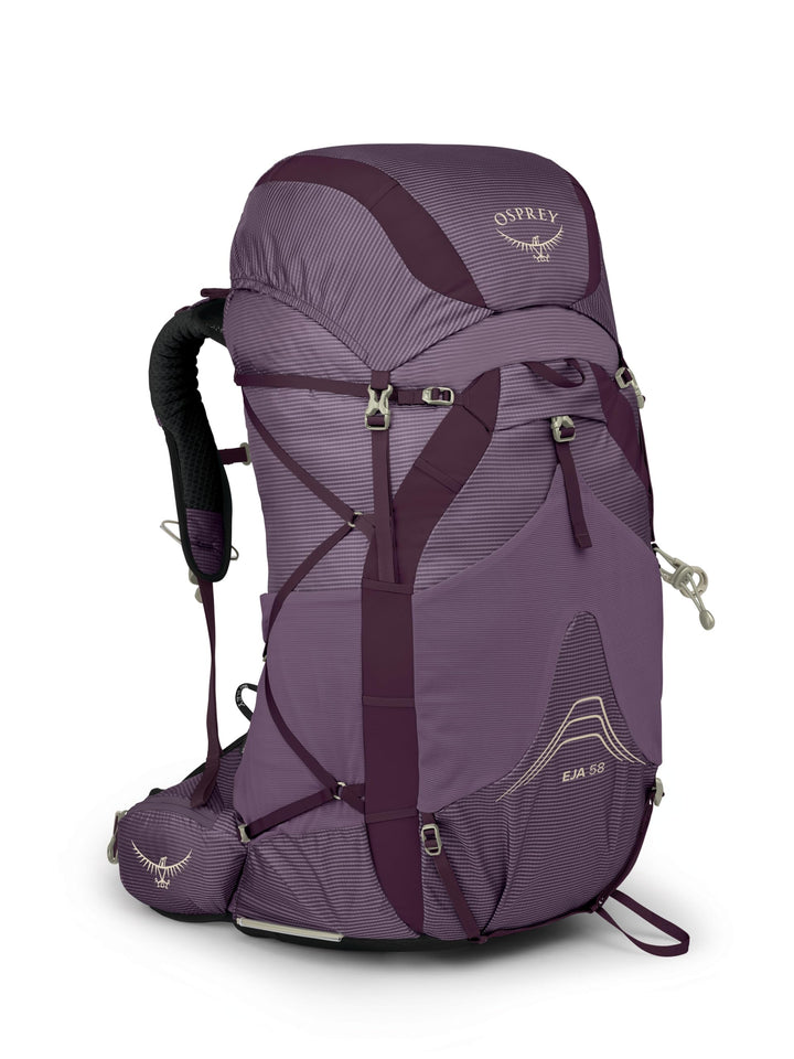 Osprey Damen Eja 58 Ultraleichter Rucksack-Rucksack WM/L Lila Abenddämmerung, WM/L Lila Abenddämmeru