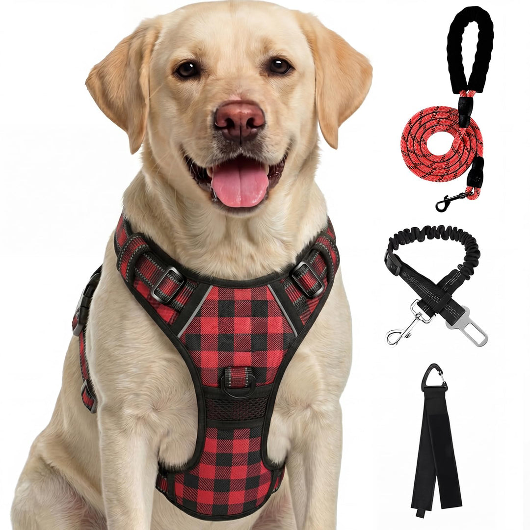 FURRYFECTION Anti Zug Hundegeschirr, Brustgeschirr kleine Hunde Sicherheitsgeschirr Welpen, Antizugg