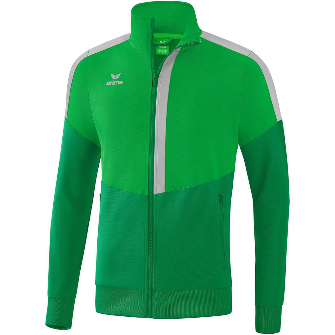 Erima Kinder Trainingsjacke Squad Worker 164 fern green/smaragd/silver grey, 164 fern green/smaragd/