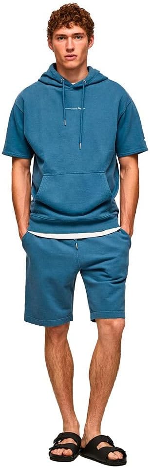 Pepe Jeans Herren David Bermuda Shorts, Blue (Jarman)