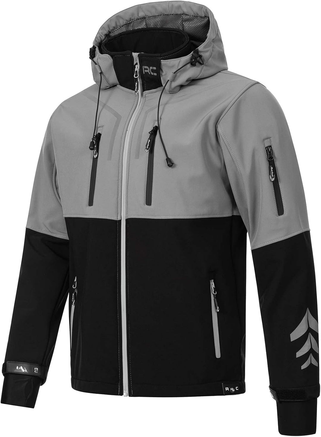 Rock Creek Herren Softshell Jacke Outdoor H-222 S Grau, S Grau