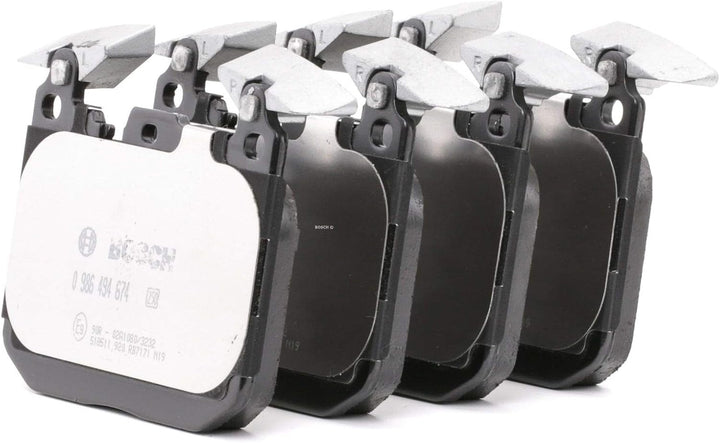 Bosch BP1669 Bremsbeläge - Vorderachse - ECE-R90 Zertifizierung - vier Bremsbeläge pro Set
